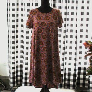 LuLaRoe Dress Purple Floral Women's Medium